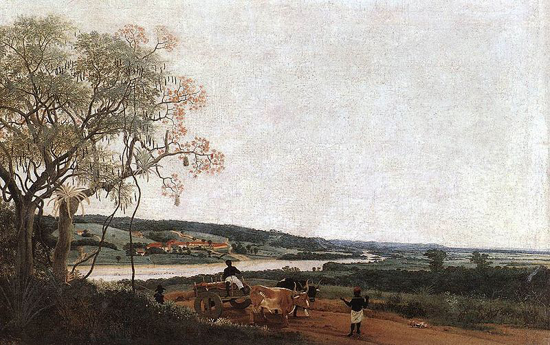 The Ox Cart is a painting by Frans Post,